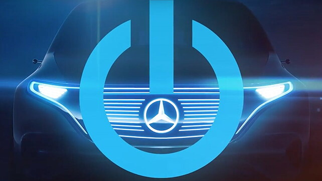 Mercedes electric crossover teased before Paris unveil