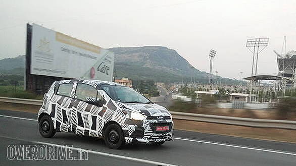 2017 Chevrolet Beat spotted on test